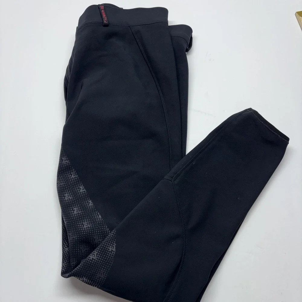 Horze Equestrian Riding Leggings‎ Pants Womens 30 Grip Supreme HZ Black